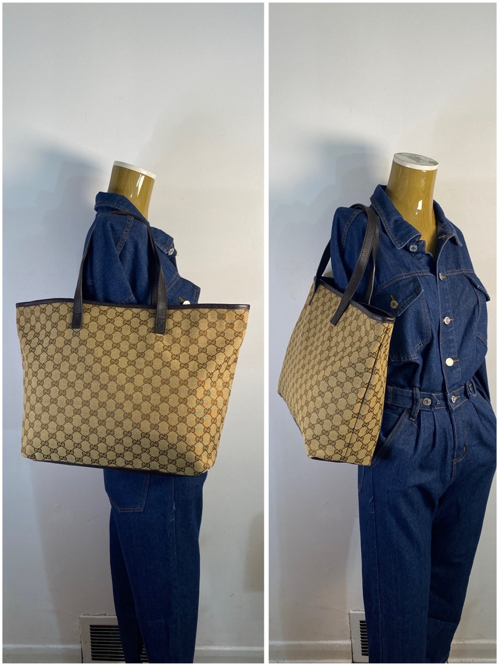 ✨️GUCCI GG Canvas Tote Bag